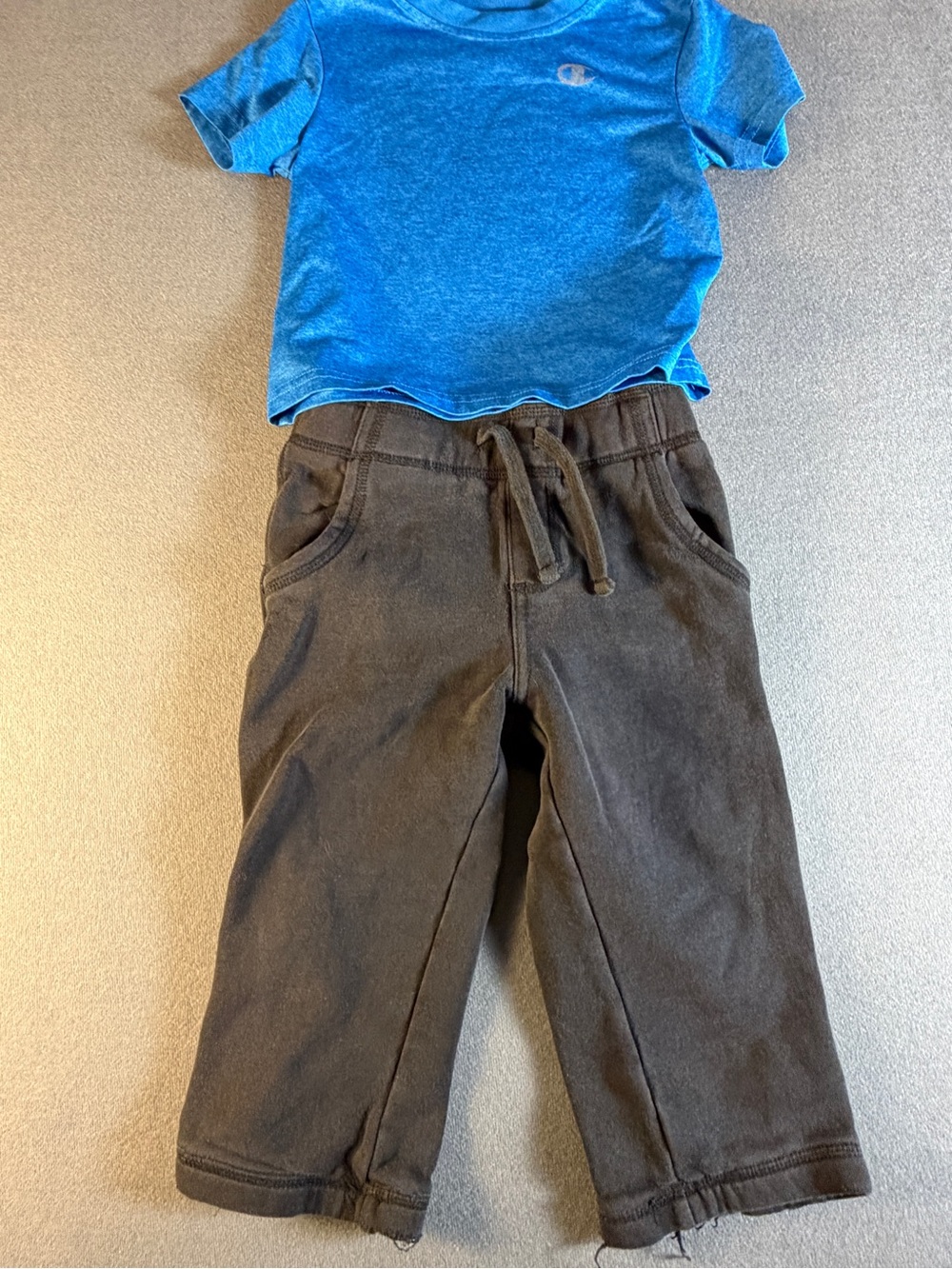 Champion Kids Dark Gray Drawstring Jogger Pants